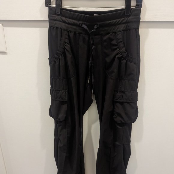 Vasana Pants - Womens Yoga Pants with Cargo Pockets Stretchy Pants Long Workout Pants- Size S